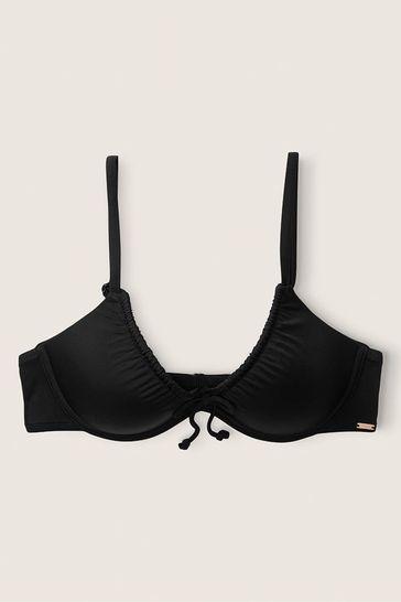 Victoria S Secret Pink Ruched Push Up Bikini Top Victoria S Secret