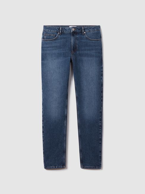 Reiss Calik Tapered Slim Fit Washed Jeans | REISS USA