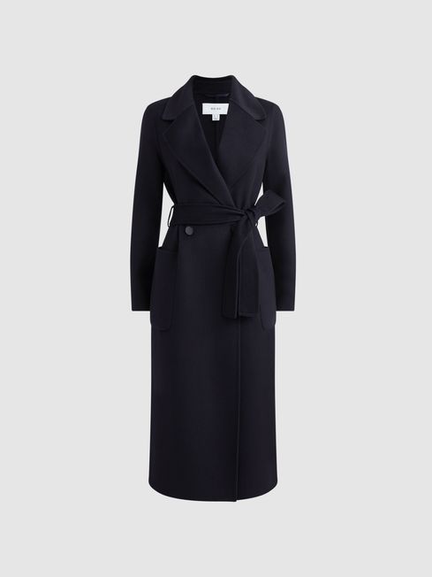 Reiss navy coat on sale