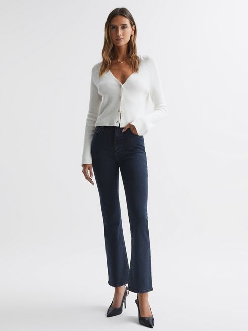 Reiss Aster Claudine Paige High Rise Flared Jeans