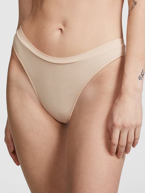 Victoria's Secret PINK Marzipan Nude Thong Seamless Knickers