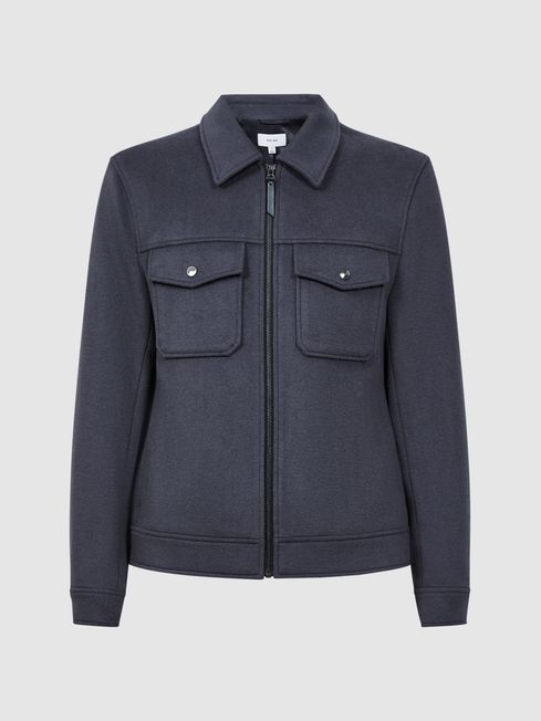 Reiss wool jacket best sale