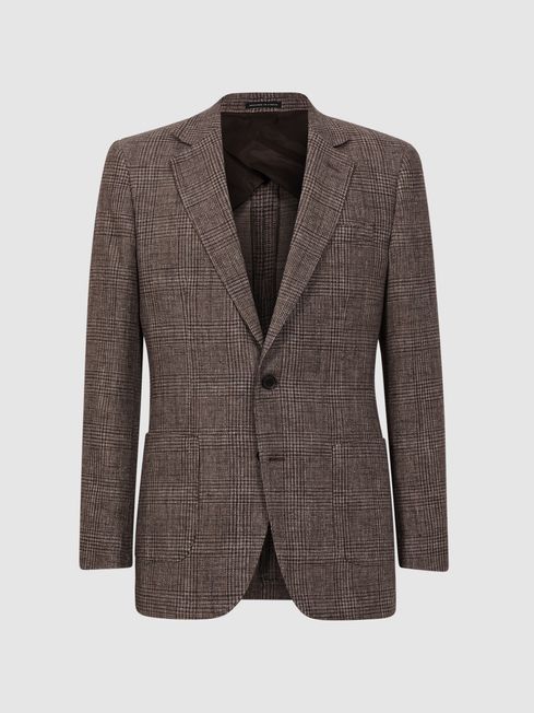 Blazer design in check sales