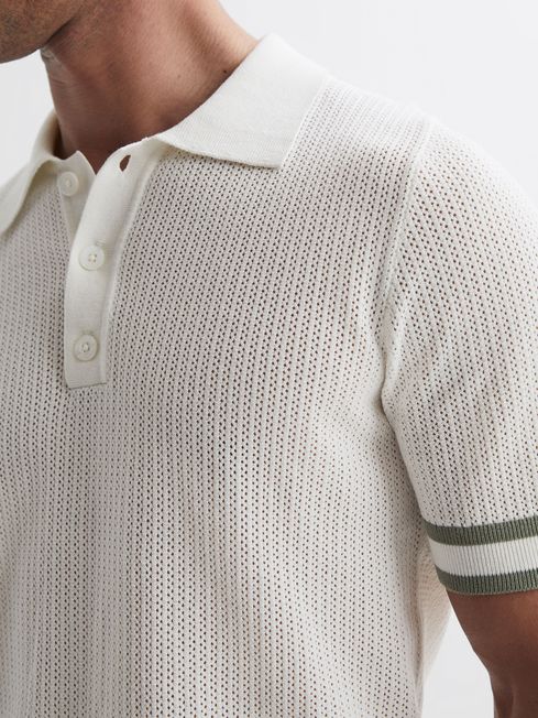 Reiss Quinn Reiss | Ché Knitted Half-Button Polo Shirt | REISS USA