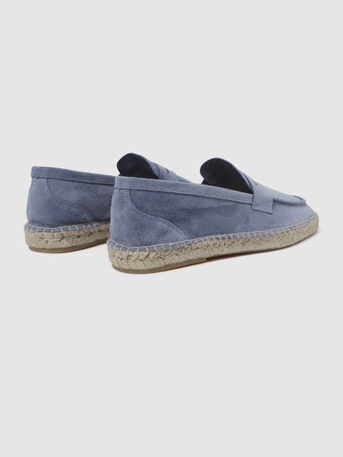 Navy suede espadrilles new arrivals