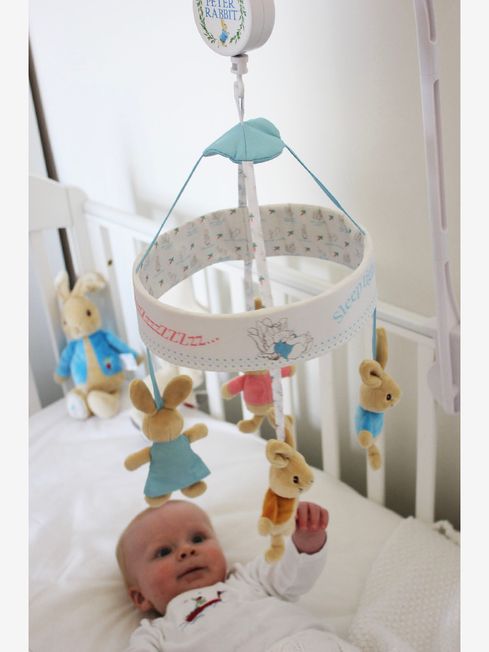 Kids Gifts Paddington Bear Musical Mobile Crib Baby Infant Nursery Decor