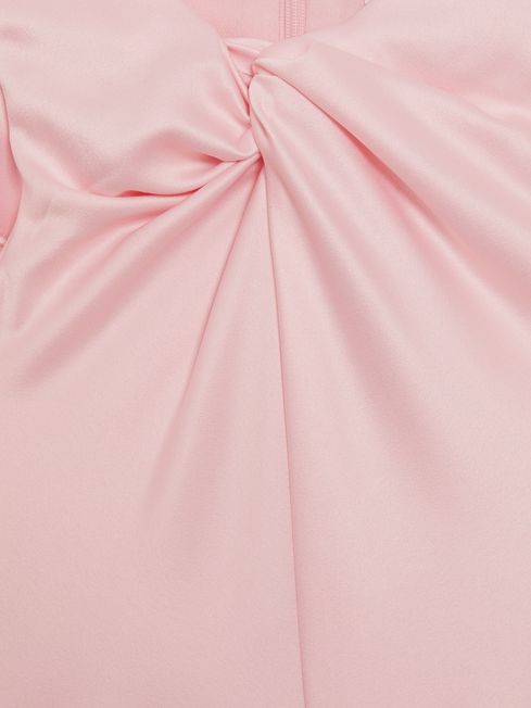 Reiss Pink Ally Junior Knot Detail Jumpsuit