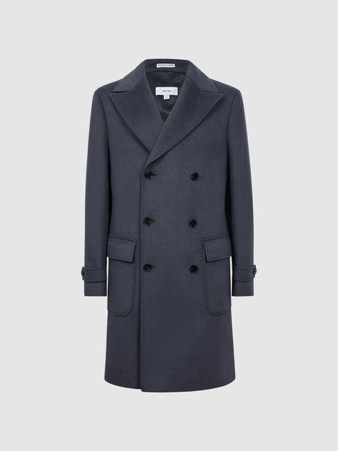 Reiss blue shop coat