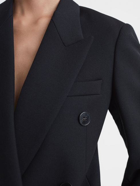Reiss Mabel Modern Fit Wool Double Breasted Blazer | REISS USA