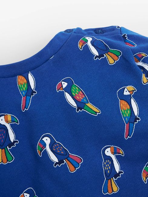 Cobalt Kids Cobalt Toucan Parrot Print Sweatshirt