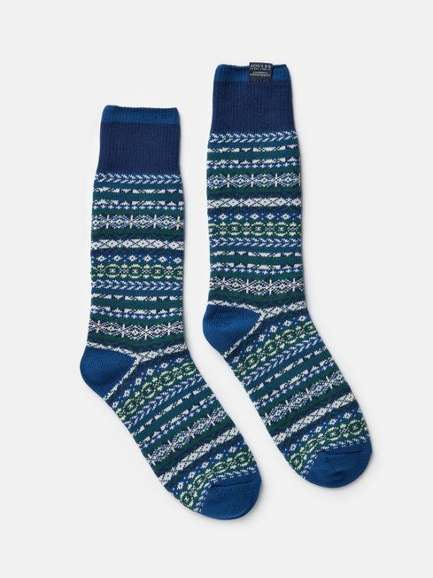 Buy Joules Fairisle Socks from the Joules online shop
