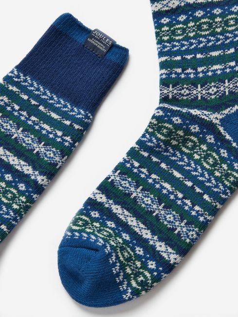Buy Joules Fairisle Socks from the Joules online shop