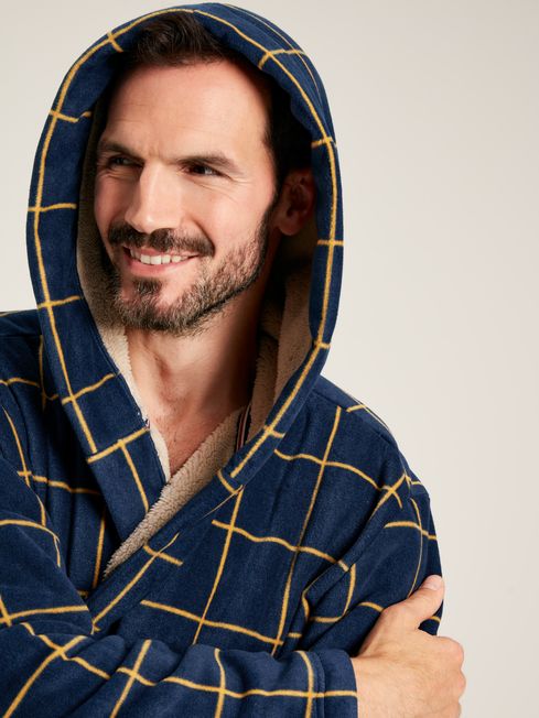 Mens fleece best sale lined dressing gown