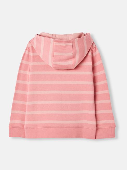 Pink and white striped hoodie online