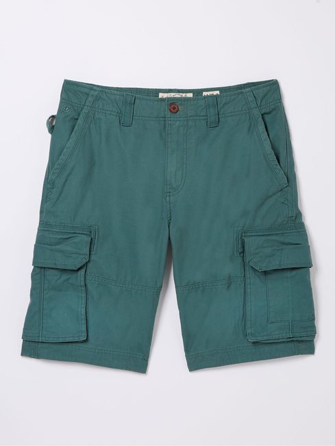 Breakyard Green Cargo Shorts FatFace