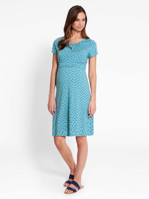 Maternity tunic dress and leggings top