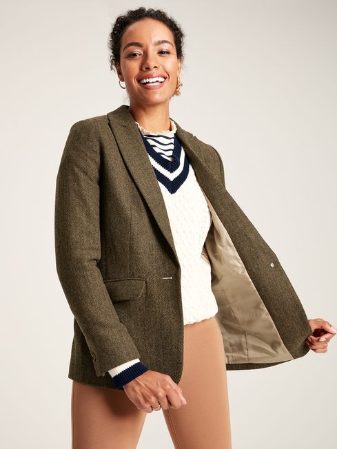Buy Joules Bramble Tweed Blazer from the Joules online shop