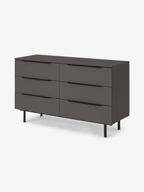 .COM Graphite Grey Damien Wide Chest of Drawers
