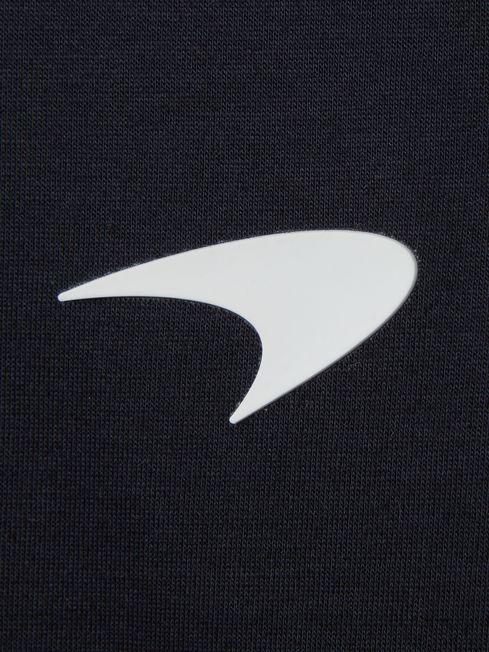 Junior McLaren F1 Mercerised Cotton Polo Shirt in Navy