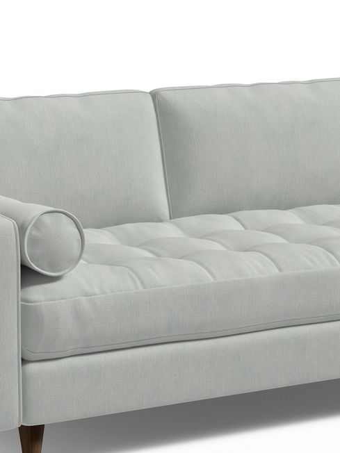 MADE.COM Cotton Blue Mineral Blue Scott Left Hand Facing Corner Sofa