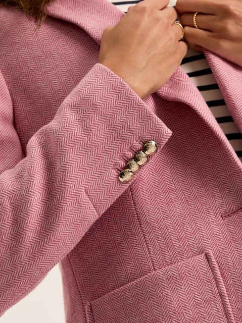 Joules pink blazer hot sale