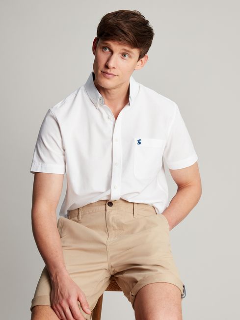 Joules white top shorts