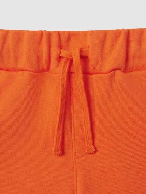 Teen McLaren F1 Cotton Drawstring Shorts in Papaya