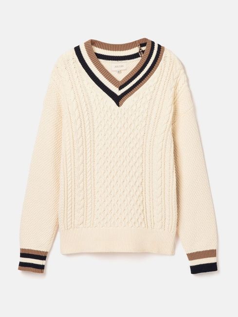 Joules jessie cable jumper top
