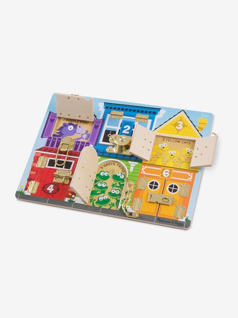 Melissa & doug locks & latches board hotsell