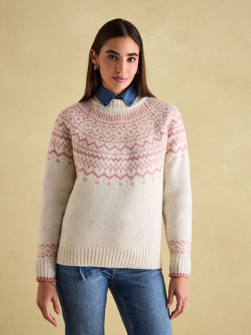 Joules fairisle jumper shop