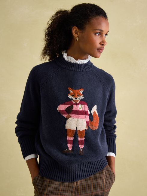 Ladies fox jumper outlet