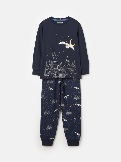 Joules Hogwarts™ Castle Navy Harry Potter™ Pyjama Set