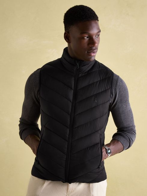 Joules melbury gilet black online