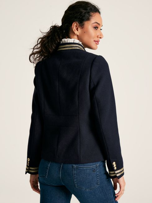 Joules navy jacket sale sales