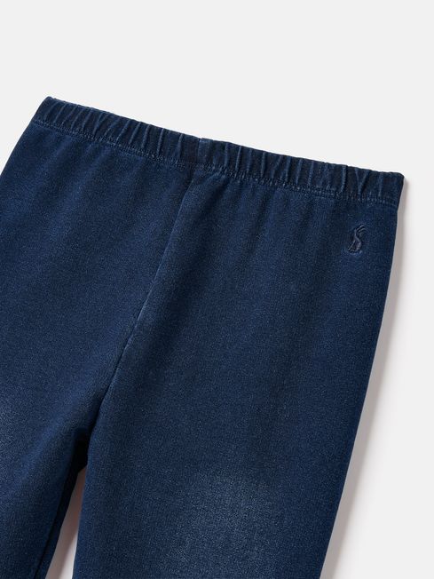 Minnie Dark Blue Denim Leggings Joules