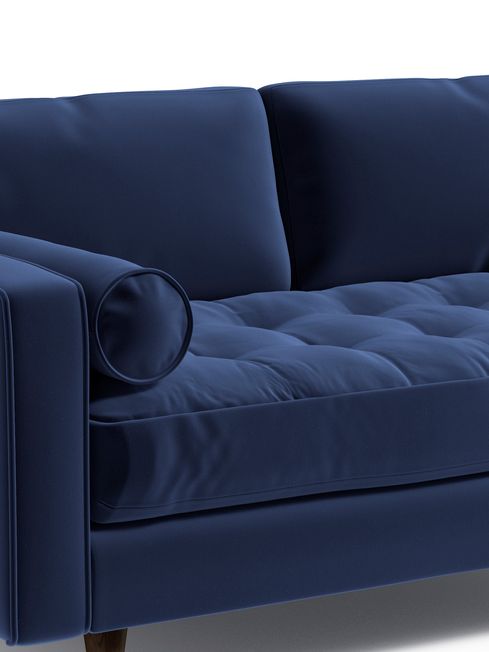 Navy two seater sofa clearance
