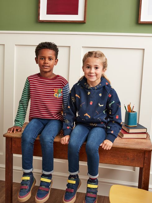 Joules striped on sale raincoat