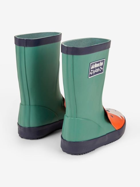Khaki Kids Fox Wellies JoJo Maman Bebe