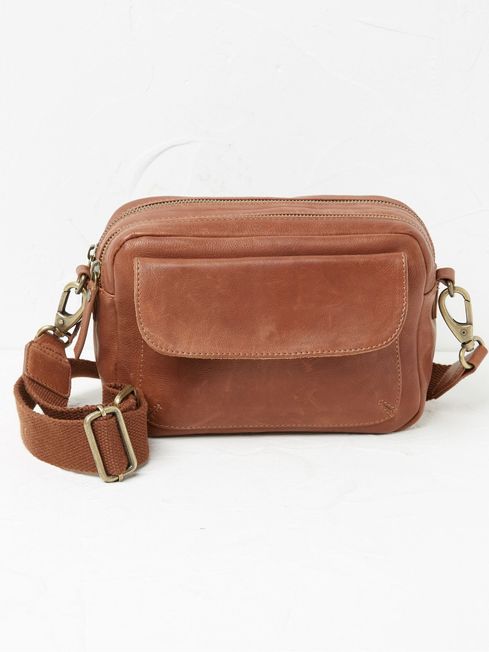 Neutral Tan The Oslo Camera Cross body Bag FatFace