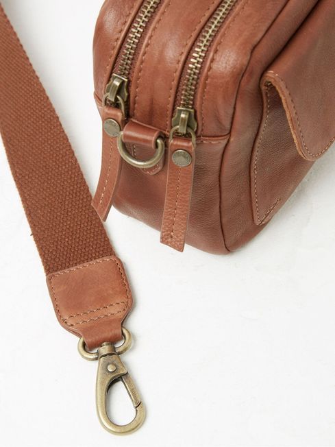 Neutral Tan The Oslo Camera Cross body Bag FatFace
