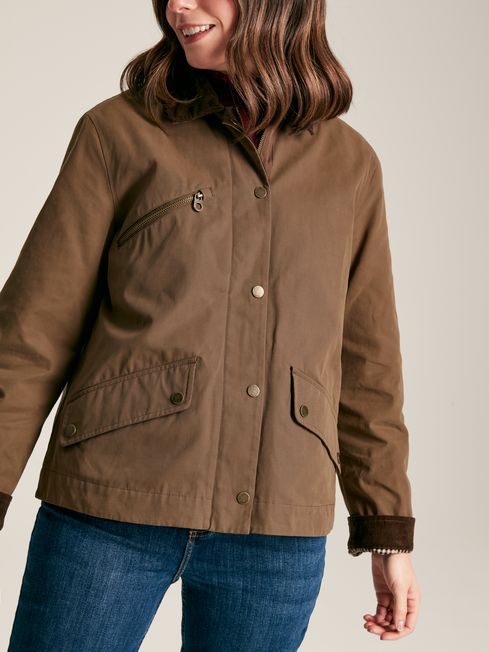 Joules gosfield deals jacket caramel