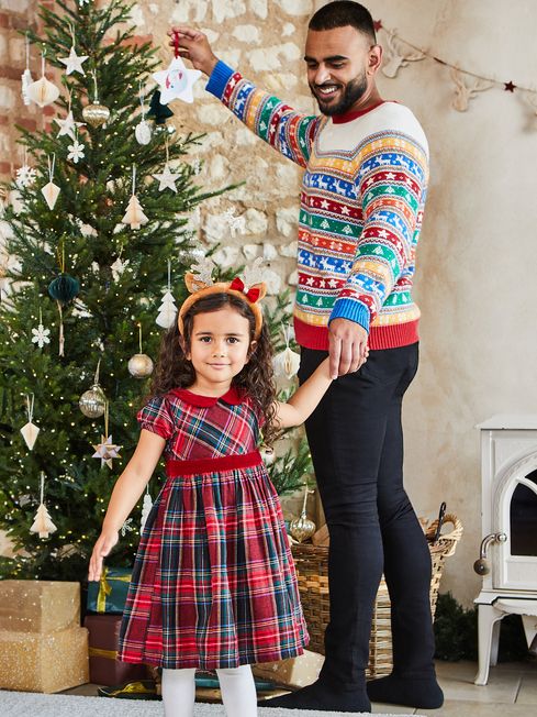 Mens christmas jumper fairisle hot sale