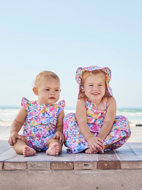 Little girl sale tropical dress