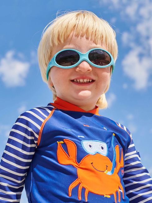 Blue Crab UPF 50 Sun Protection Rash Vest JoJo Maman Bebe