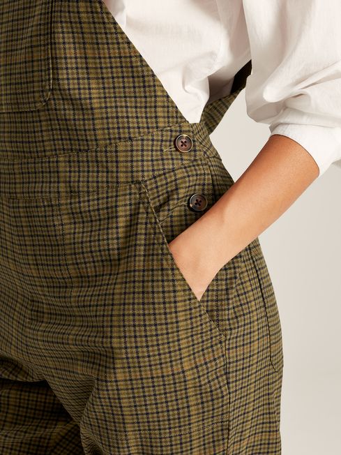 Check clearance dungaree dress