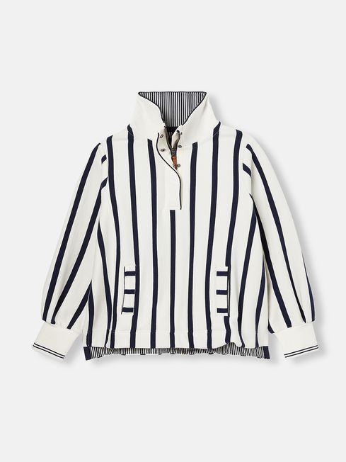 Joules caroline zip back sweatshirt hot sale