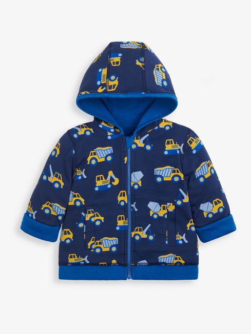 Reversible fleece hoodie top