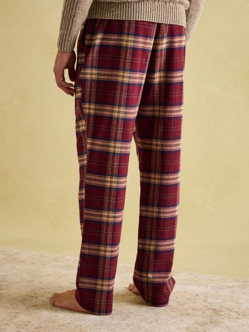 Sleeper Red Checked Pyjama Bottoms Joules