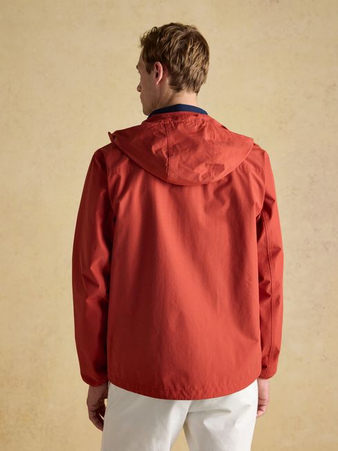 Ayston Orange Lightweight Waterproof Coat Joules