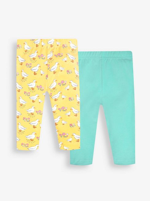 Yellow cropped leggings best sale